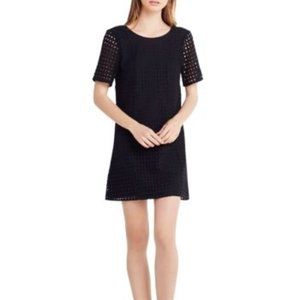 BCBGeneration Grid Lace Babydoll Dress